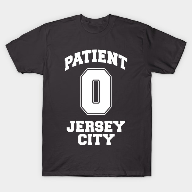 Patient Zero Zombie Jersey City - White T-Shirt by MotiviTees